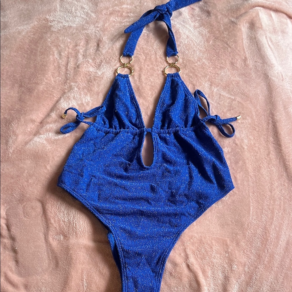 Beach Bunny Blue One Piece Swimsuit